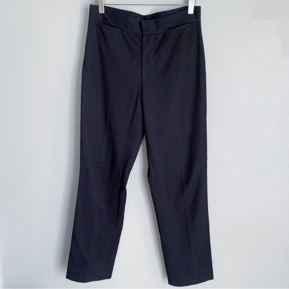 Ralph Lauren black label women’s classic cotton trouser pant black size 6